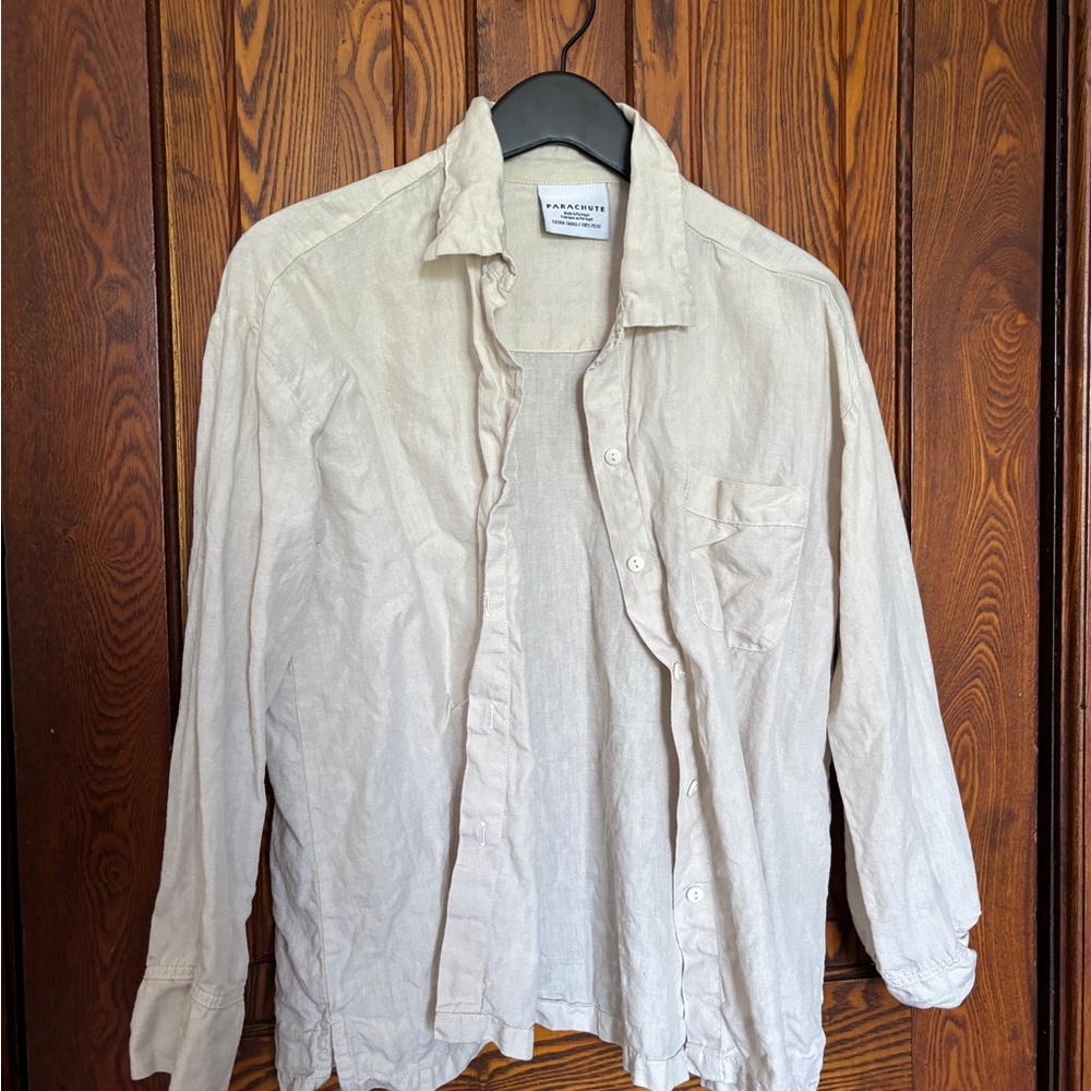 Parachute Cream Lightweight Shirt Jacket